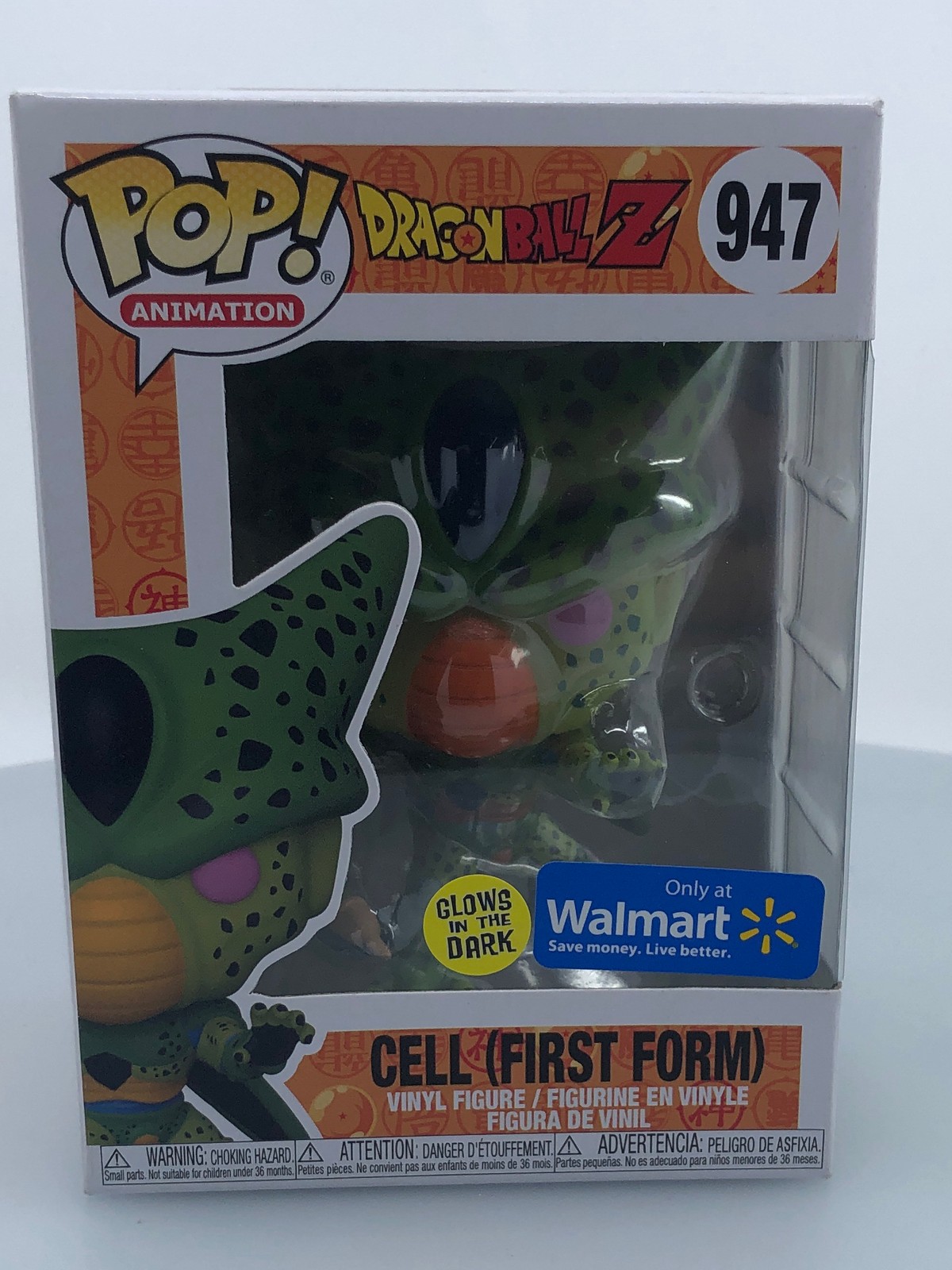 Cell First Form Glow In The Dark #947 Damaged Box See Pics