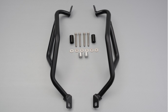 Crash bars arrière Tenere 700 Extreme 2024 protection carénage tubulaire noir en acier