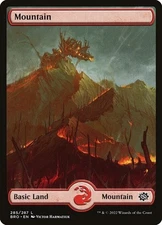 Lot of 20x FOIL Mountain #285 - BRO Brothers' War - MTG Magic FULL ART Land NM
