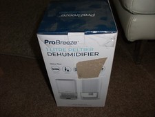ProBreeze 1000ml Dehumidifier White 4-Hour Timer, LED Light, New Box Tatty