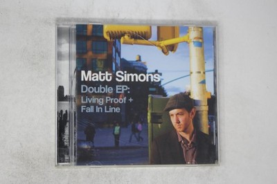 Matt Simons Double Ep Living Proof+ Fall in Line CD Album
