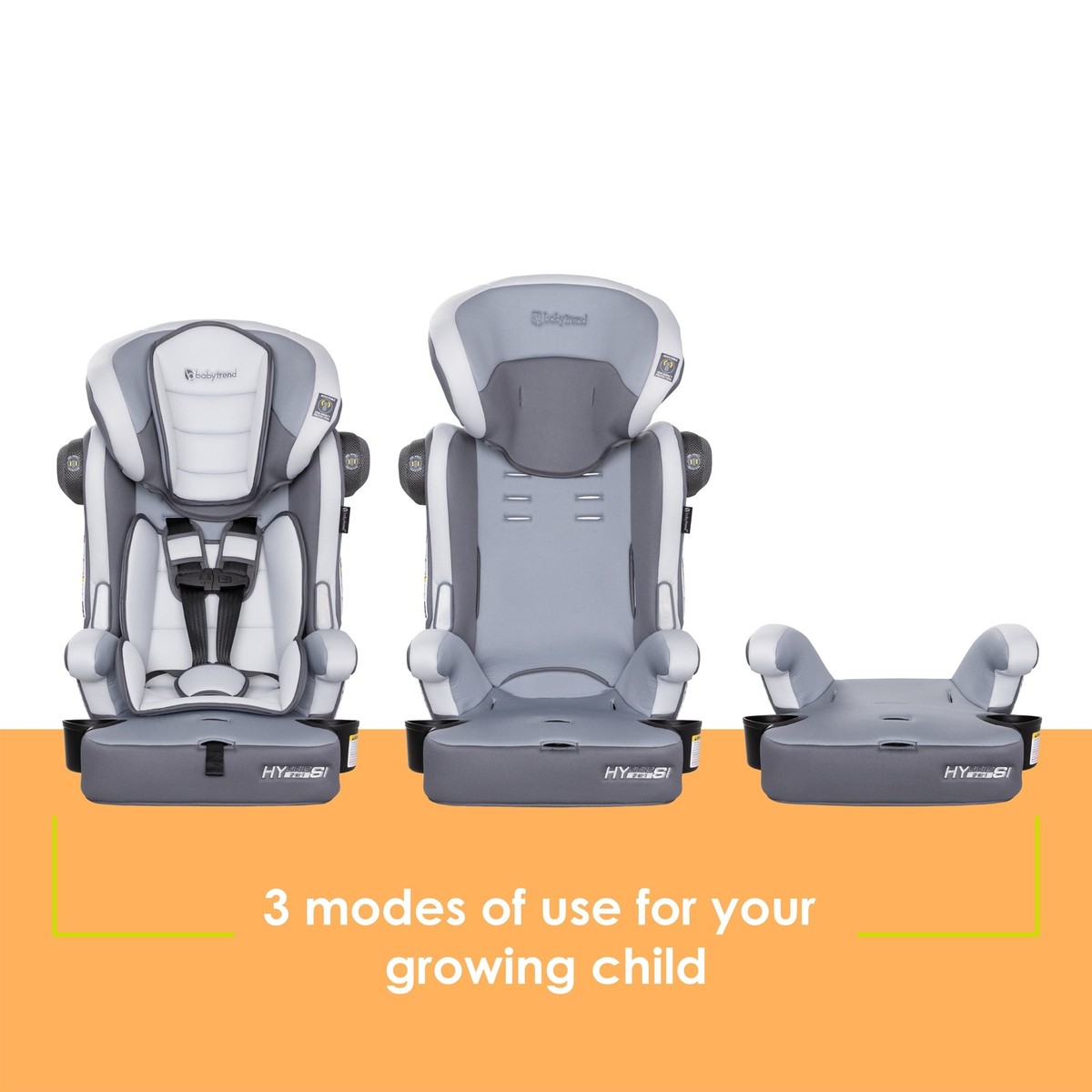 Baby Trend Hybrid SI 3-in-1 Combination Booster Car Seat - Desert Grey
