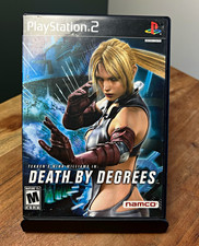Death by Degrees PS2 PlayStation 2 Tekken Nina Williams w/ Case & Manual TESTED