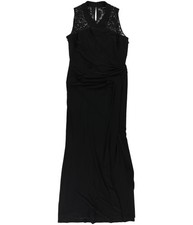 Ralph Lauren Womens Lacey Dreams Gown Dress, black, 8