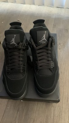 Air Jordan 4 Retro Black Cat CU1110-010 Black Men s Sneakers 