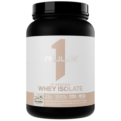 Rule 1 Naturally Flavored R1 Protein  Pure Whey Isolate and Hydrolyzed Whey I...