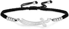 Zulfiqar Bracelet for Women Men Stainless Steel Imam Ali Sword Bracelet Islamic