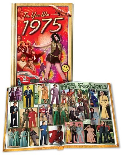 Flickback 1975 Flickback Mini-Book Commemorative Year Gift MBS1975