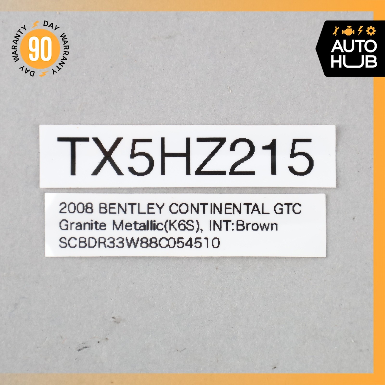 08-13 Bentley Continental GTC Flying Spur Rear Left Side Marker Light OEM 43k