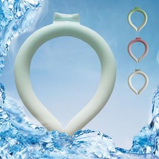 Neck Cooling Tube Wearable Cooling Neck Wrap Reusable Ice Ring M Size
