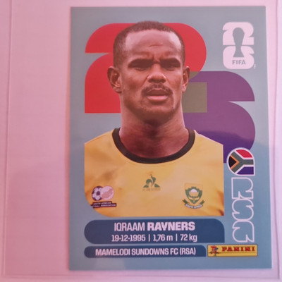 Panini FIFA World Cup 2026 RSA18 Iqram Rayners Mamelodi Sundowns FC Sticker