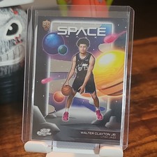 Walter Clayton Jr. 2025-26 Topps Cosmic Chrome NBA RC Space Walk Rookie Jazz