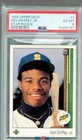 1989 Upper Deck  Star Rookie #1 Ken Griffey Jr RC PSA  6  5671