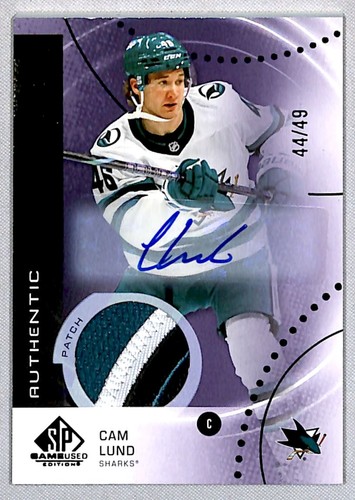 Cam Lund [Purple Autograph Patch] #AR-CL 2025 SP Game Used Authentic Rookies card