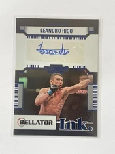 2025 Panini Contenders PFL Leandro Higo #BT-LHG Bellator Ink Auto