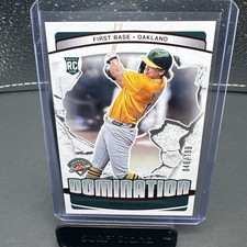 2025 Panini Prospect Edition Domination #19 RC Nick Kurtz Red Foil /199