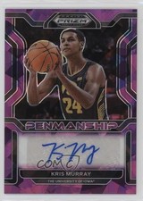 2022 Prizm Draft Picks College Penmanship Purple Ice 87/99 Kris Murray Auto 1bj7