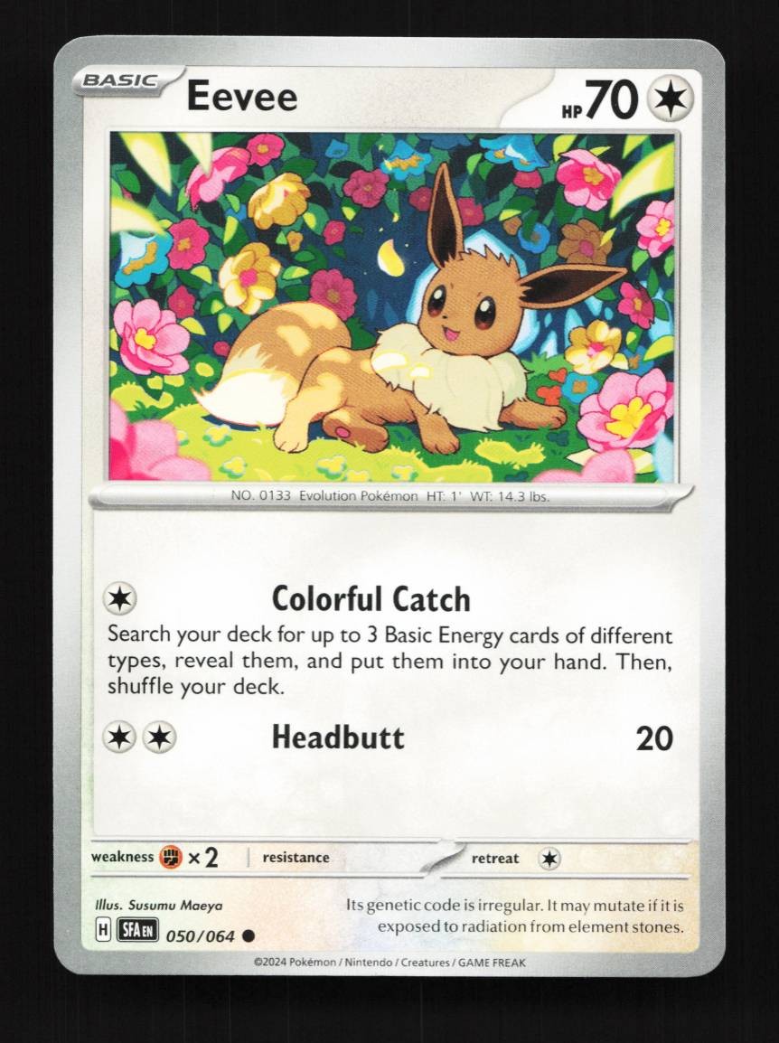 Eevee 050/064 Shrouded Fable English Pokemon Card TCG | eBay