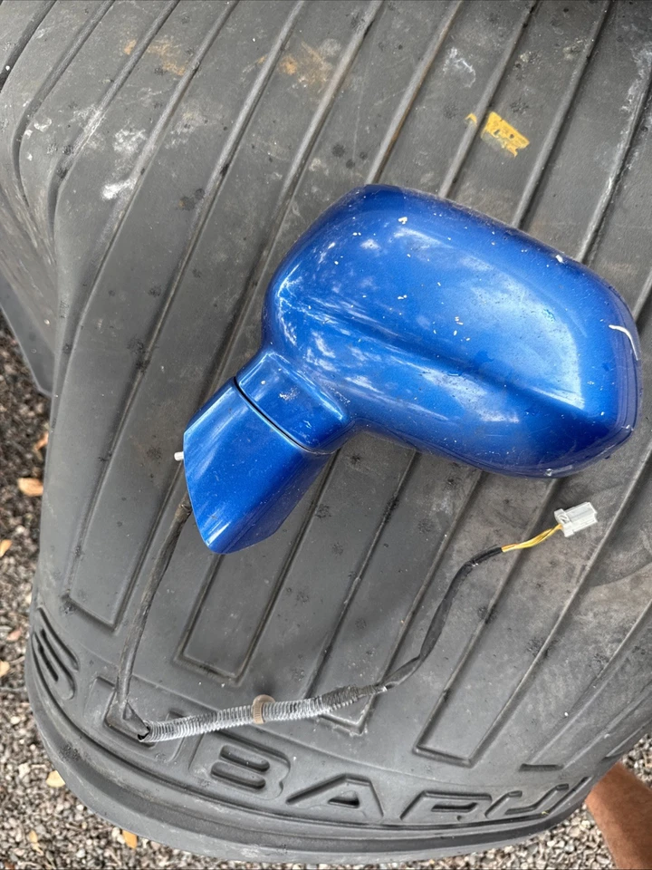 Espejo retrovisor izquierdo Honda Fit 2007 azul Foto 2 de 4