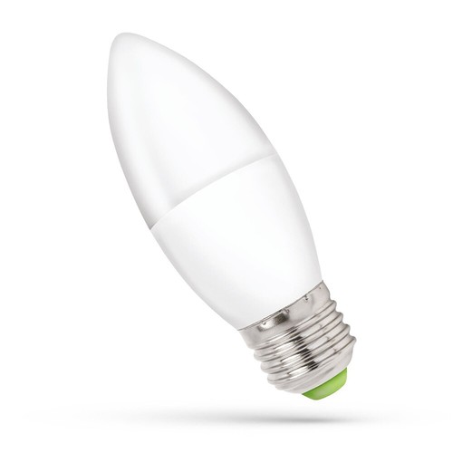 10X E27 LED Leuchtmittel Kerze 6W matt 560lm Lampe Tageslicht 6000K kaltweiß - Picture 2 of 2