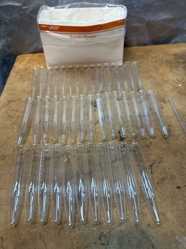 Vintage Lot of 41 Glass Conical 15mL Centrifuge Tubes, Unbranded