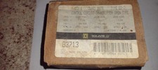 Square D 83713 Control Transformer, 240/480 In, 120 Out, 70va, .070 Kva, NOS