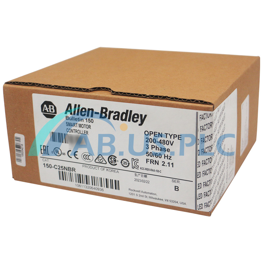 New Allen-Bradley 150-C25NBR SMC-3 25A Smart Motor Controller 24VAC/DC