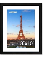 8x10 Picture Frame 1 Pack, Photo Frame with HD Plexiglass, Display Pictures