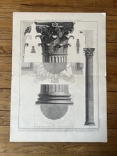 Giovanni Battista Piranesi "Demonstration In Large Parts of the... Pantheon"