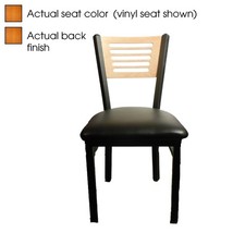 Oak Street Mfg SL21505CHCH 5Line Cherry Wood Back  Seat Chair