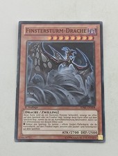 Yu-Gi-Oh Einzelkarte Finstersturm-Drache bespielt