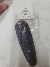 BISHOP Vintage Buttplate - Rifle or Shotgun w/Measurements 