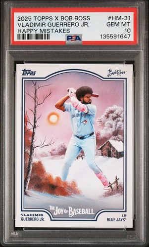 2025 Topps x Bob Ross: The Joy of Baseball #HM-31 Vladimir Guerrero Jr.
