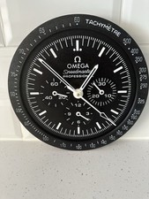 3D printed Wall Clock based on Omega Speedmaster 
