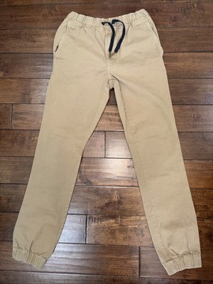 Boys  Red Camel Khaki Joggers Size Small