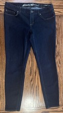Eddie Bauer, Women's Jeans, "Slightly Curvy/ Skinny Ankle, Size 8 Specially Dyed