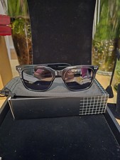 DIFF Billie Sunglasses Black Polarized Square Designer NWB