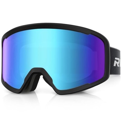 RIOROO Ski Snowboard Goggles Compatible Unisex A9-US-6300-BBL