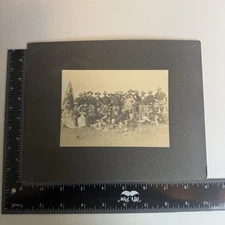 1898 Spanish-American War Large Cabinet Cards Photograph LOT OF 9 Photos Antique