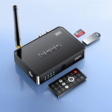 2.4Ghz Bluetooth 5.1 Receiver Wireless NFC to RCA Stereo Audio Amplifier Adapter