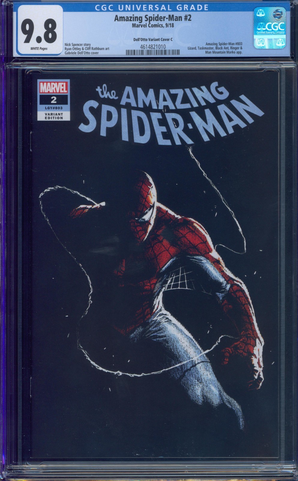 Amazing Spider-man #2 (Dell'Otto Variant Cover A) Value - GoCollect