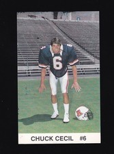 1987-88 Golden Eagle Tucson Police Chuck Cecil U of A Arizona Wildcats