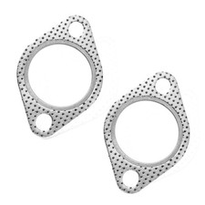 2 Pack 2.75 2-bolt Exhaust Flange Gaskets Universal High Temp Stainless Steel 2 Pack 2.75 2-bolt Exhaust Flange Gaskets Universal High Temp Stainless Steel