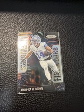 2025 Panini Prizm Amon-Ra St Brown Fireworks Insert Lions