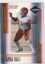 2006 Tamba Hali Leaf Limited Spotlight    RC 22/50    #239 (A315) $6 MAX SHIP