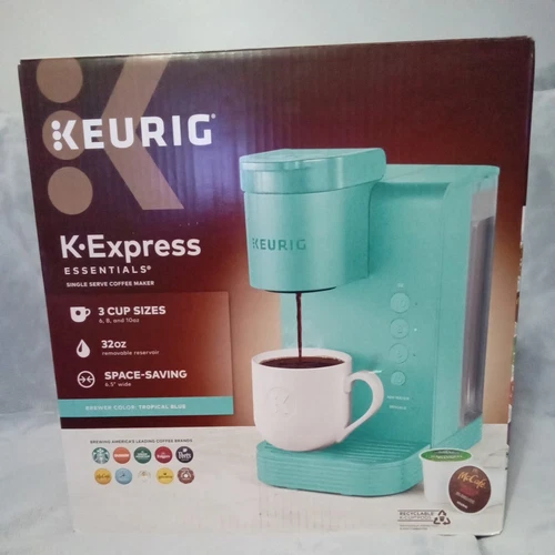 Keurig K-Express Essentials Single Serve K-Cup Pod Coffee Maker - Tropical Blue