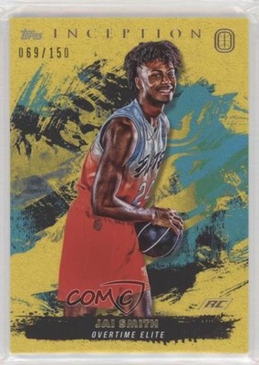 2021-22 Topps Inception OTE Overtime Elite Yellow 69/150 Jai Smith #91 4z8