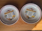 2 Vintage Rayware 'Chicken Biryani' Recipe Bowls Made in Italy, 9" Diameter