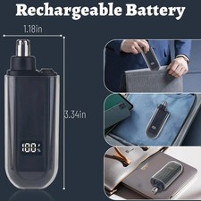 USB Rechargeable Nose Ear Hair Trimmer for Men Portable Clipper Original
