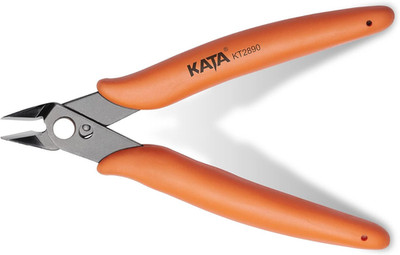 KATA Micro Wire Cutters 5  Precision Flush Pliers for Jewelry Craft ZipTie Snips